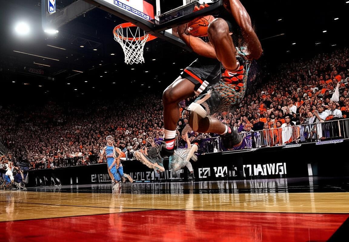 2017年NBA黄蜂VS开拓者巅峰对决精彩回顾(图3)